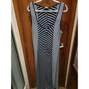 Relaxx Dress Blue/ White Stripes Sz 2X